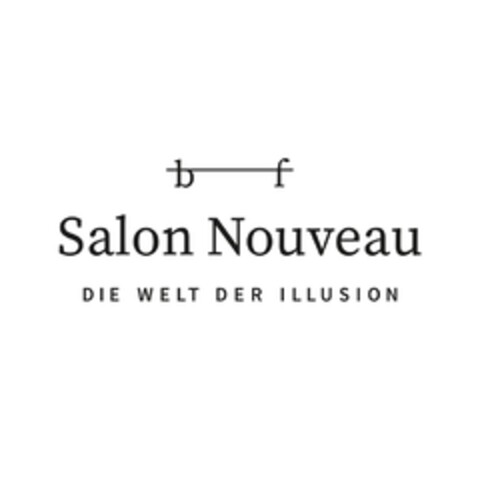 b f Salon Nouveau DIE WELT DER ILLUSION Logo (DPMA, 24.11.2016)