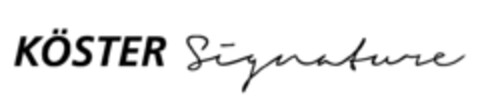 KÖSTER Signature Logo (DPMA, 20.12.2019)