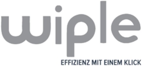 wiple EFFIZIENZ MIT EINEM KLICK Logo (DPMA, 04/22/2022)