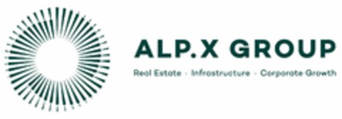 ALP.X GROUP Real Estate · Infrastructure · Corporate Growth Logo (DPMA, 06/29/2023)