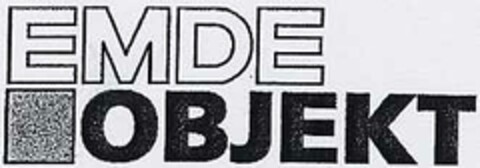 EMDE OBJEKT Logo (DPMA, 12.04.2002)