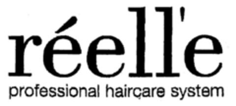 réell'e professional haircare system Logo (DPMA, 10.09.2002)