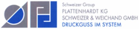 Schweizer Group PLATTENHARDT KG SCHWEIZER & WEICHAND GMBH Logo (DPMA, 22.07.2004)