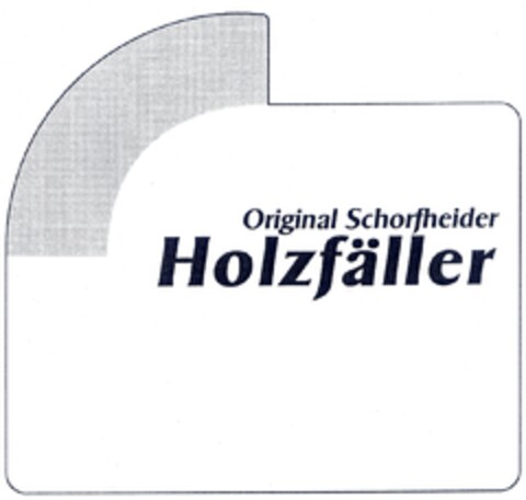 Original Schorfheider Holzfäller Logo (DPMA, 04/24/2006)
