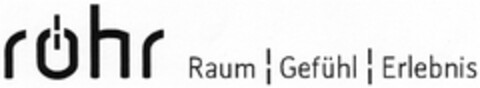 röhr Raum Gefühl Erlebnis Logo (DPMA, 23.08.2007)