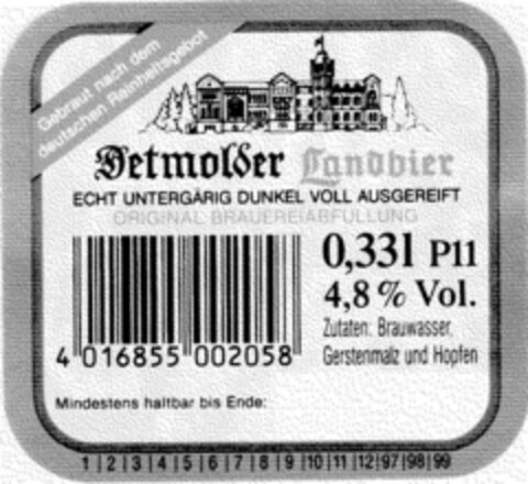 Detmolder Landbier Logo (DPMA, 02/15/1997)