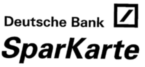 Deutsche Bank SparKarte Logo (DPMA, 16.09.1997)
