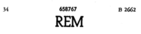 REM Logo (DPMA, 02.12.1950)