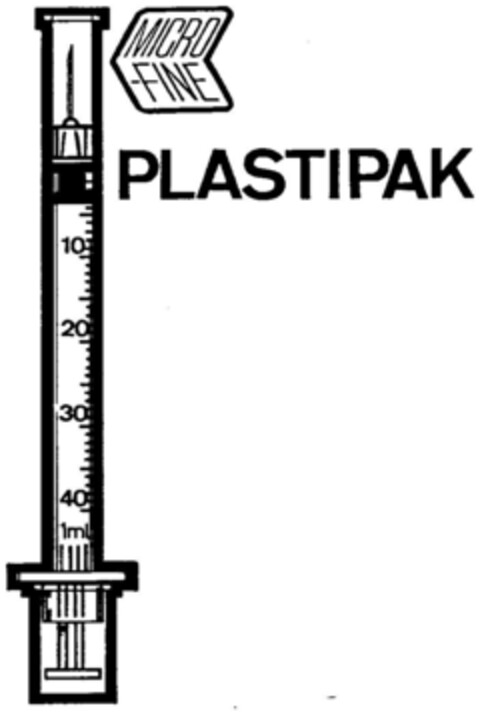 PLASTIPAK MICRO-FINE Logo (DPMA, 05.12.1981)