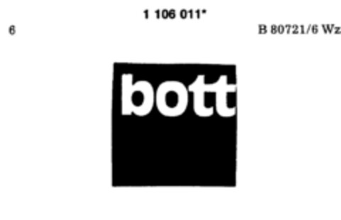 bott Logo (DPMA, 24.12.1986)