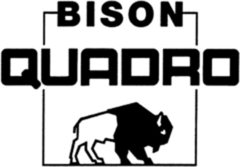 BISON QUADRO Logo (DPMA, 12.01.1993)
