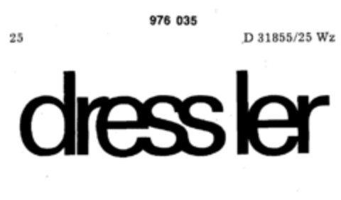 dressler Logo (DPMA, 23.12.1977)