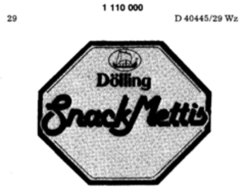 Dölling Snack Mettis Logo (DPMA, 30.11.1984)