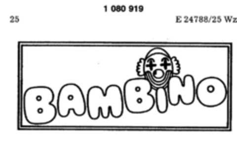 BAMBINO Logo (DPMA, 13.12.1984)