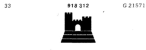 918312 Logo (DPMA, 05/18/1972)