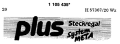 plus System META Logo (DPMA, 20.02.1987)