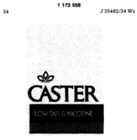 CASTER LOW TAR & NICOTINE Logo (DPMA, 08/01/1990)