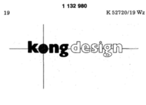 kong design Logo (DPMA, 27.04.1988)