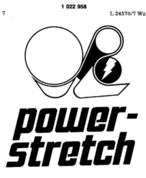 power-stretch Logo (DPMA, 21.10.1980)