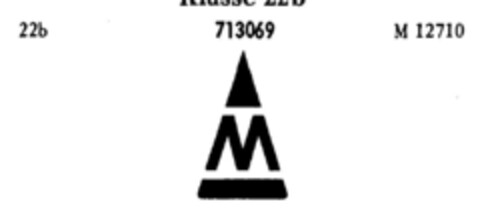 M Logo (DPMA, 16.08.1957)