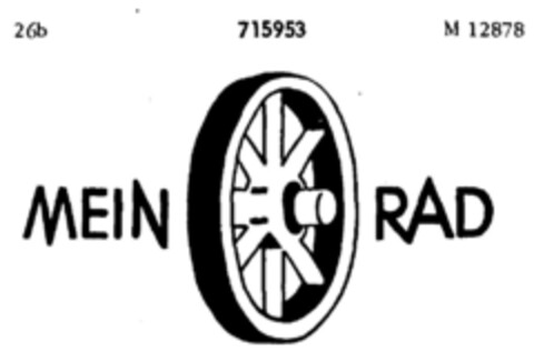 MEIN RAD Logo (DPMA, 11.11.1957)
