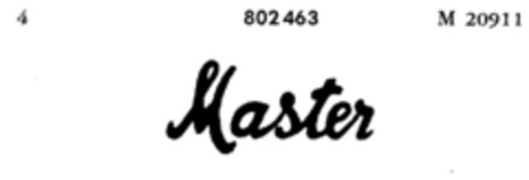 Master Logo (DPMA, 09.04.1963)
