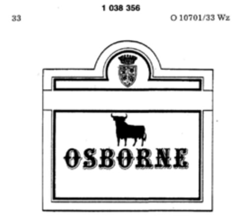 OSBORNE Logo (DPMA, 01/28/1982)