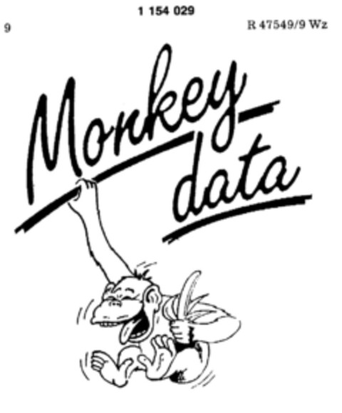 Monkey data Logo (DPMA, 22.12.1988)