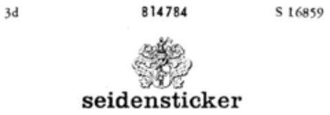 seidensticker Logo (DPMA, 27.11.1964)