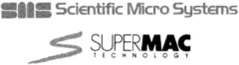 SMS Scientific Micro Systems SUPERMAC TECHNOLOGY Logo (DPMA, 31.05.1988)