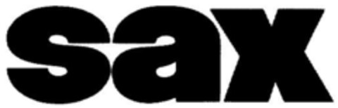 sax Logo (DPMA, 20.06.1991)