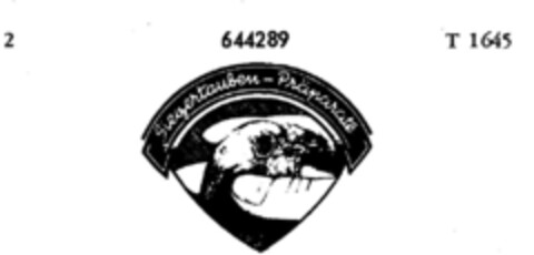 Siegertauben - Präparate Logo (DPMA, 06/18/1952)