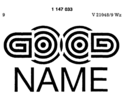 GOOD NAME Logo (DPMA, 27.10.1988)