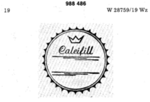 Calcifill Logo (DPMA, 11.07.1978)