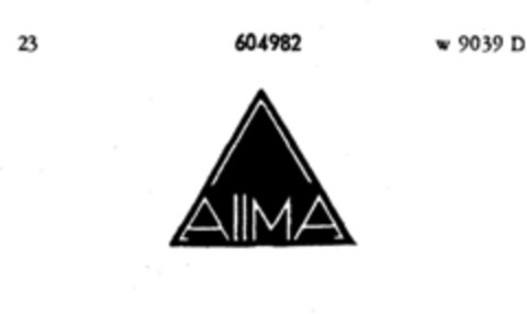 ALLMA Logo (DPMA, 06.11.1948)