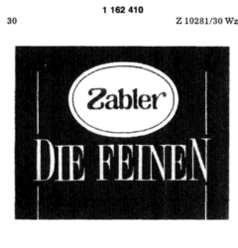 Zabler DIE FEINEN Logo (DPMA, 12.12.1989)