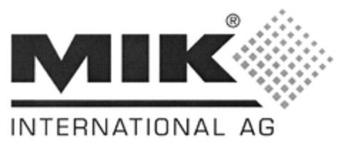 MIK INTERNATIONAL AG Logo (DPMA, 19.03.2008)