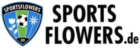 SPORTSFLOWERS 09 SPORTS FLOWERS.de Logo (DPMA, 09/10/2009)