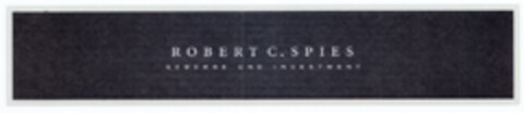 ROBERT C. SPIES GEWERBE UND INVESTMENT Logo (DPMA, 15.04.2011)