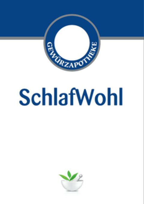 GEWÜRZAPOTHEKE SchlafWohl Logo (DPMA, 17.04.2013)