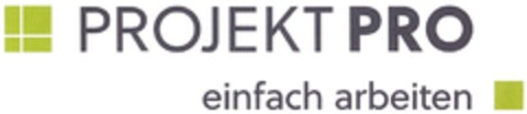 PROJEKT PRO einfach arbeiten Logo (DPMA, 18.05.2013)