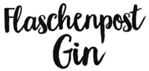 Flaschenpost Gin Logo (DPMA, 03/25/2019)