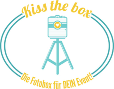 Kiss the box Die Fotobox für DEIN Event! Logo (DPMA, 19.02.2020)