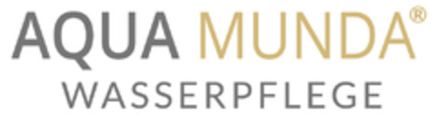 AQUA MUNDA WASSERPFLEGE Logo (DPMA, 10.08.2023)