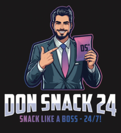 DON SNACK 24 SNACK LIKE A BOSS - 24/7! Logo (DPMA, 10.04.2024)