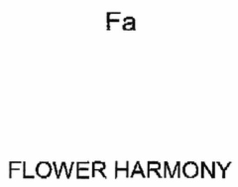 Fa FLOWER HARMONY Logo (DPMA, 17.02.2004)