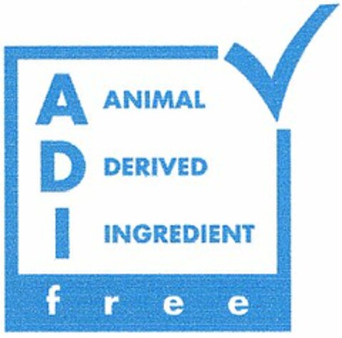 ADI ANIMAL DERIVED INGREDIENT free Logo (DPMA, 03/30/2006)