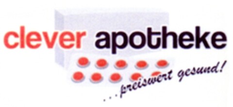 clever apotheke ...preiswert gesund! Logo (DPMA, 14.06.2007)