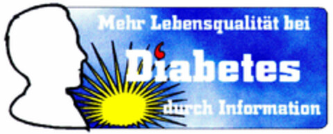 Mehr Lebensqualität bei Diabetes durch Information Logo (DPMA, 04/23/1998)