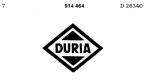 DURIA Logo (DPMA, 03.02.1972)